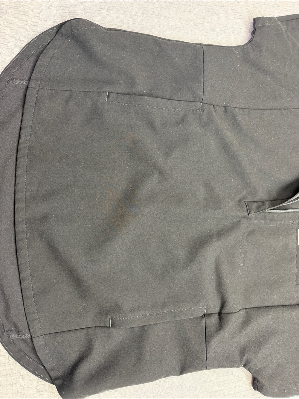 FIGS Montex Black Scrub Top (Mock Neck / Classic or Relaxed Fit with 3 pockets) - Picture 5 of 10